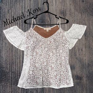 Michael Kors Cold Shoulder Top
